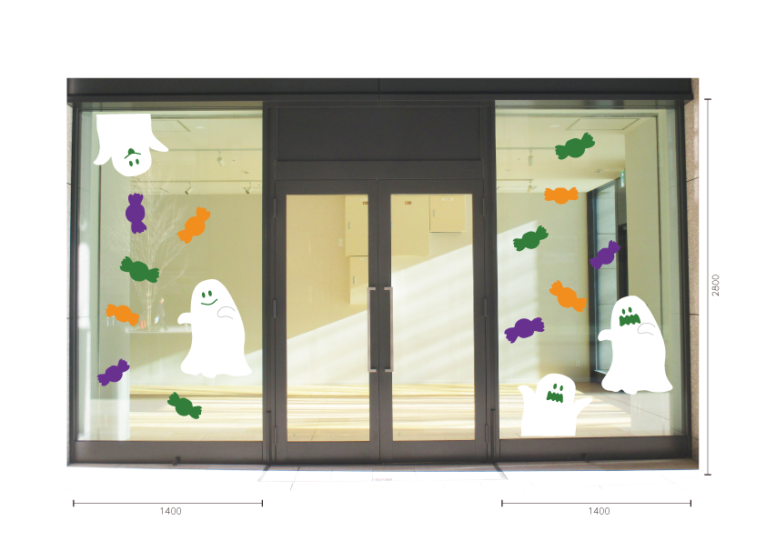 【BP】おばけの仲間たちBとCの施工写真