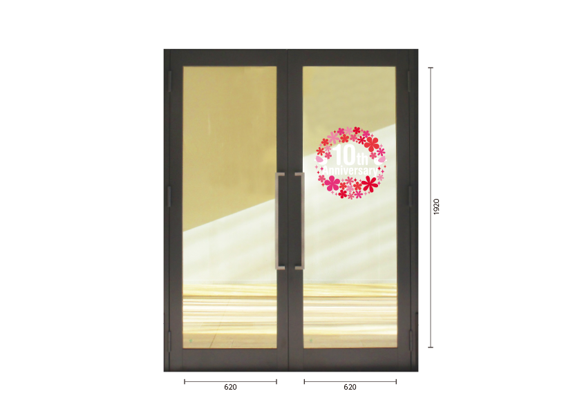 アニバーサリー 小鳥ピンクの施工写真