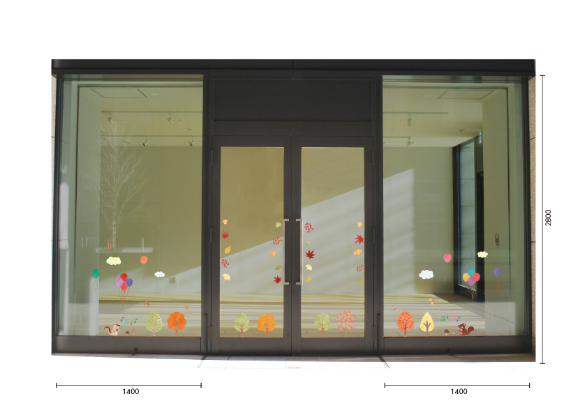 【VP】秋の森のひとときの施工写真