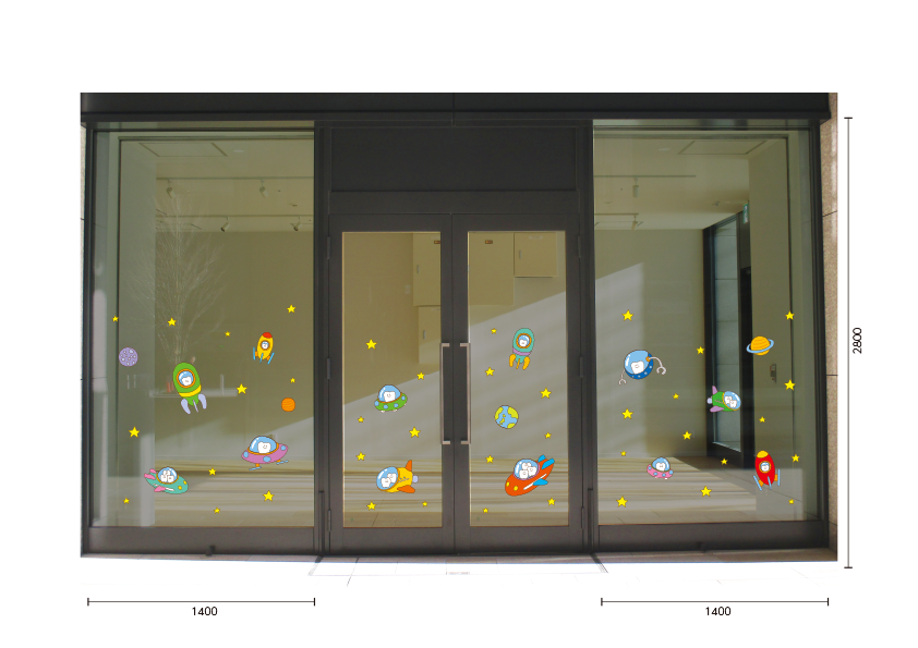 【VP】歯の旅立ち宇宙船の施工写真