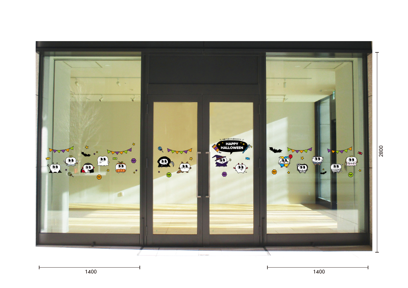 【VP】デンタルちゃんのハロウィンの施工写真