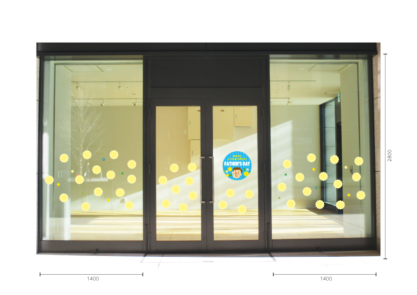 【VP】ワイワイFATHER'S DAYの施工写真