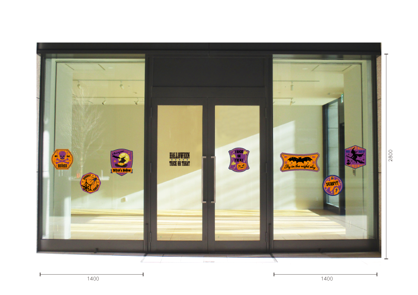 【VP】ハロウィンエンブレムの施工写真