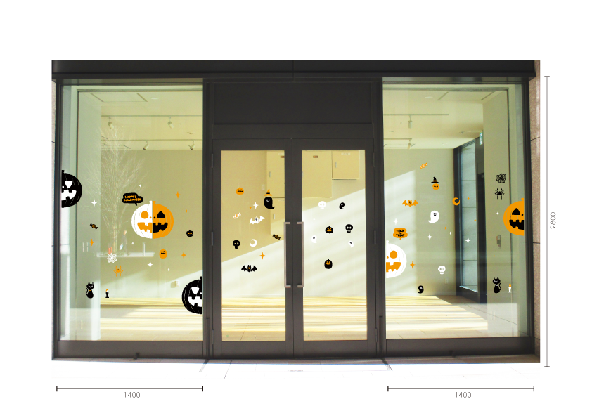 【VP】分割ハロウィンの施工写真