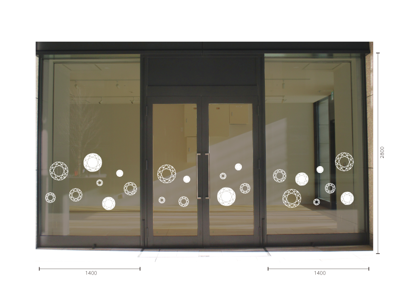 【VP】カットダイヤの施工写真