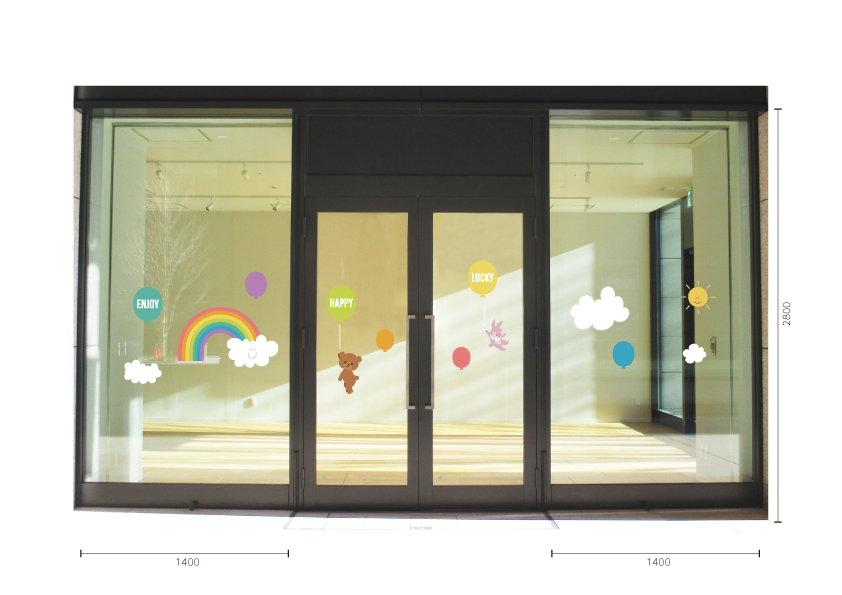 【VP】お出かけレインボーAの施工写真