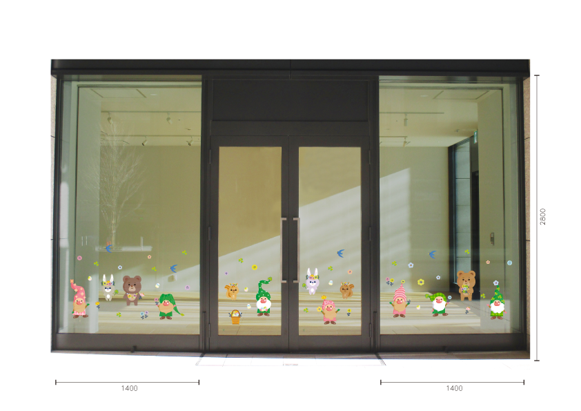 【VP】small world Spring Holidayの施工写真