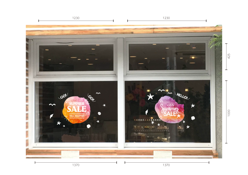 SUMMERセールサンセット施工例