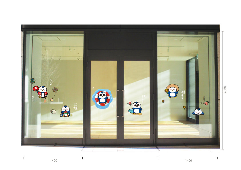 【VP】ペンギンスタンプ　-夏のあなたに贈りたい-の施工イメージ