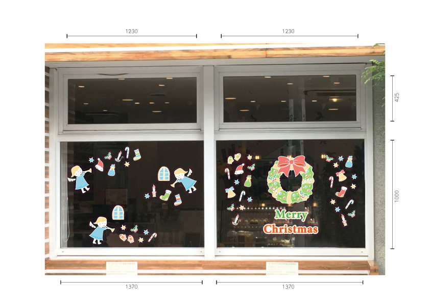 クリスマスエンジェル　施工例