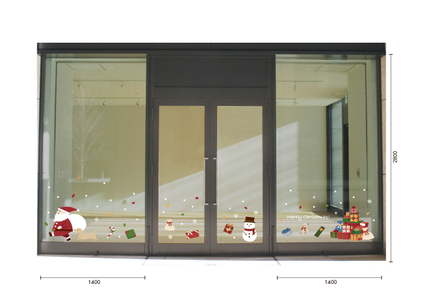 【VP】サンタさんのプレゼントの施工写真