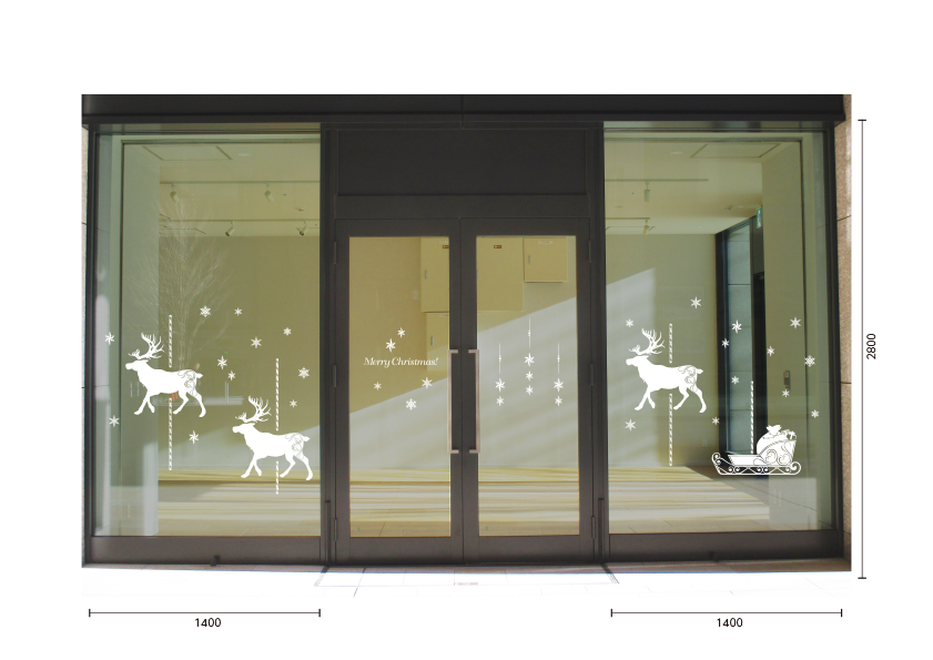 【VP】トナカイのメリーゴーラウンドの施工写真