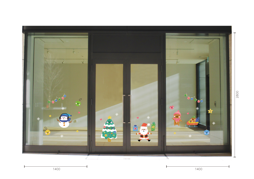 【VP】ほんわかクリスマスの施工イメージ