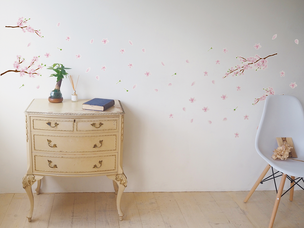 【壁】桜の施工イメージ