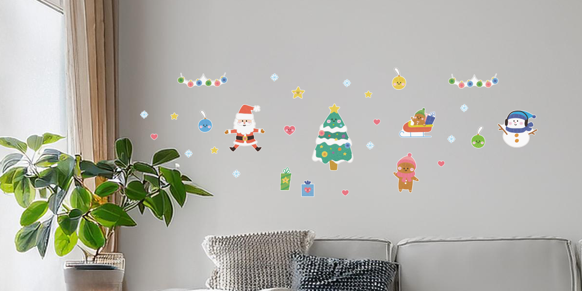 【壁】ほんわかクリスマスの施工イメージ