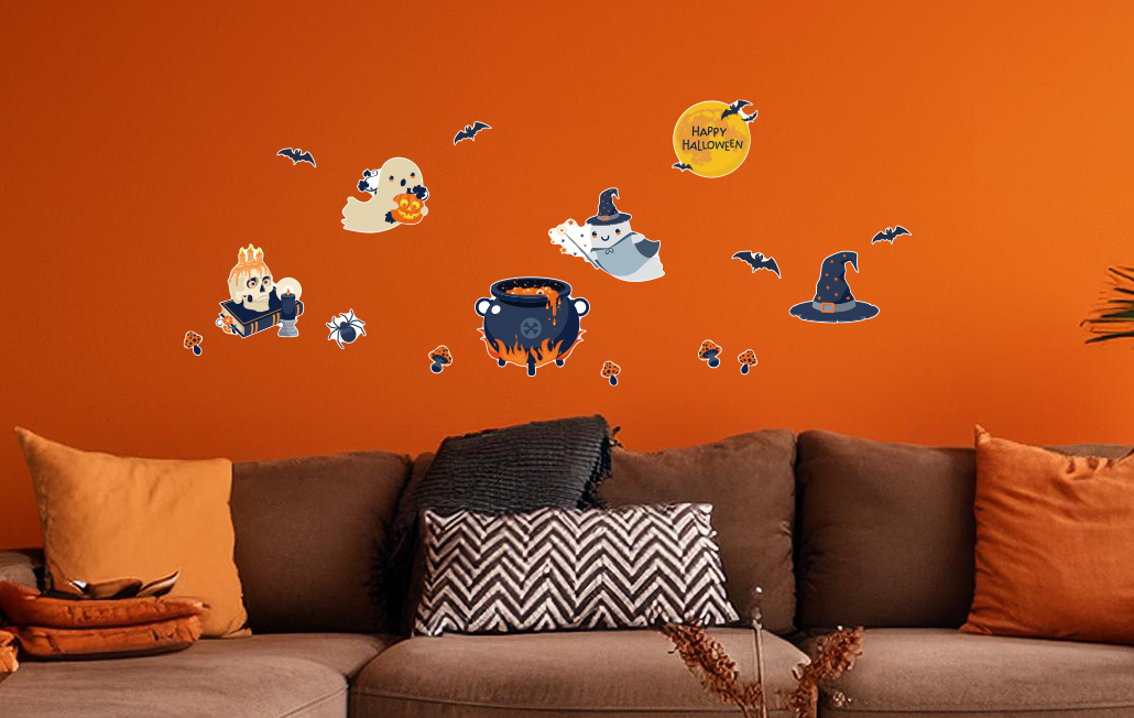 【壁】おばけと魔法使いの弟子の施工イメージ