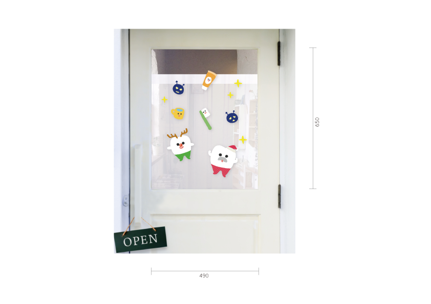 【PP】ニコニコトゥースのクリスマスミニの施工写真