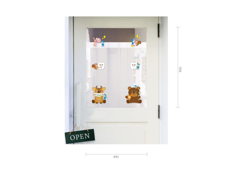 【PP】小人と森の動物の歯科健診 ミニの施工写真