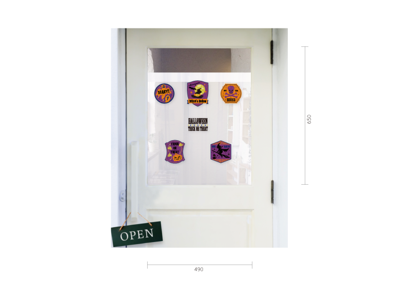 【PP】ハロウィンエンブレムミニの施工写真