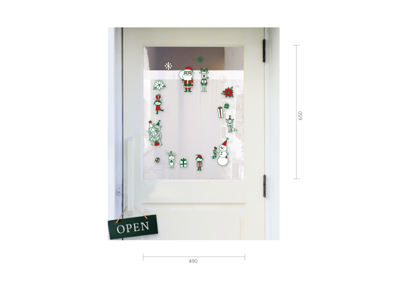 【PP】ヤッホークリスマスプレゼント ミニの施工写真