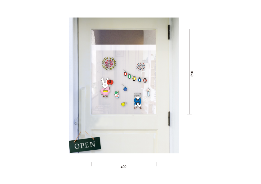 【PP】動物たちの納涼祭の施工写真