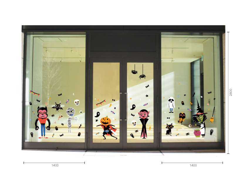 【VP】ハロウィンモンスターズ組み合わせ施工イメージ