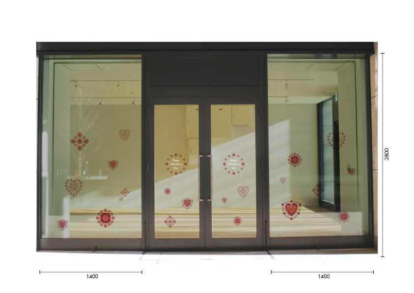 【VP】バレンタインジュエリーの施工例写真